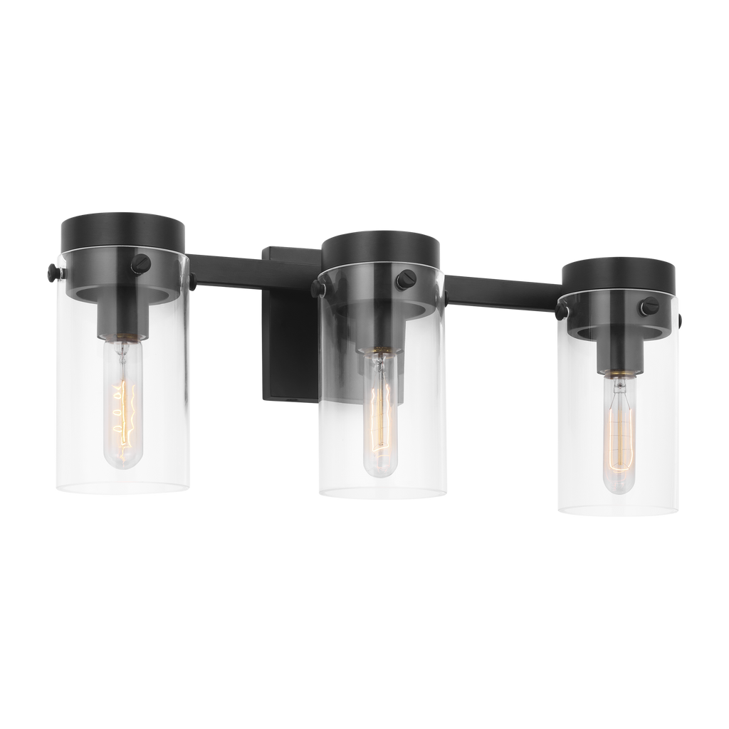 Garrett 3 - Light Vanity | Aged Iron