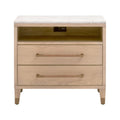 Cambria 2-Drawer Nightstand | Natural Oak