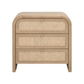 Cannes 3-Drawer Nightstand