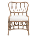 Caprice Dining Chair, Set of 2 | Matte Gray Rattan