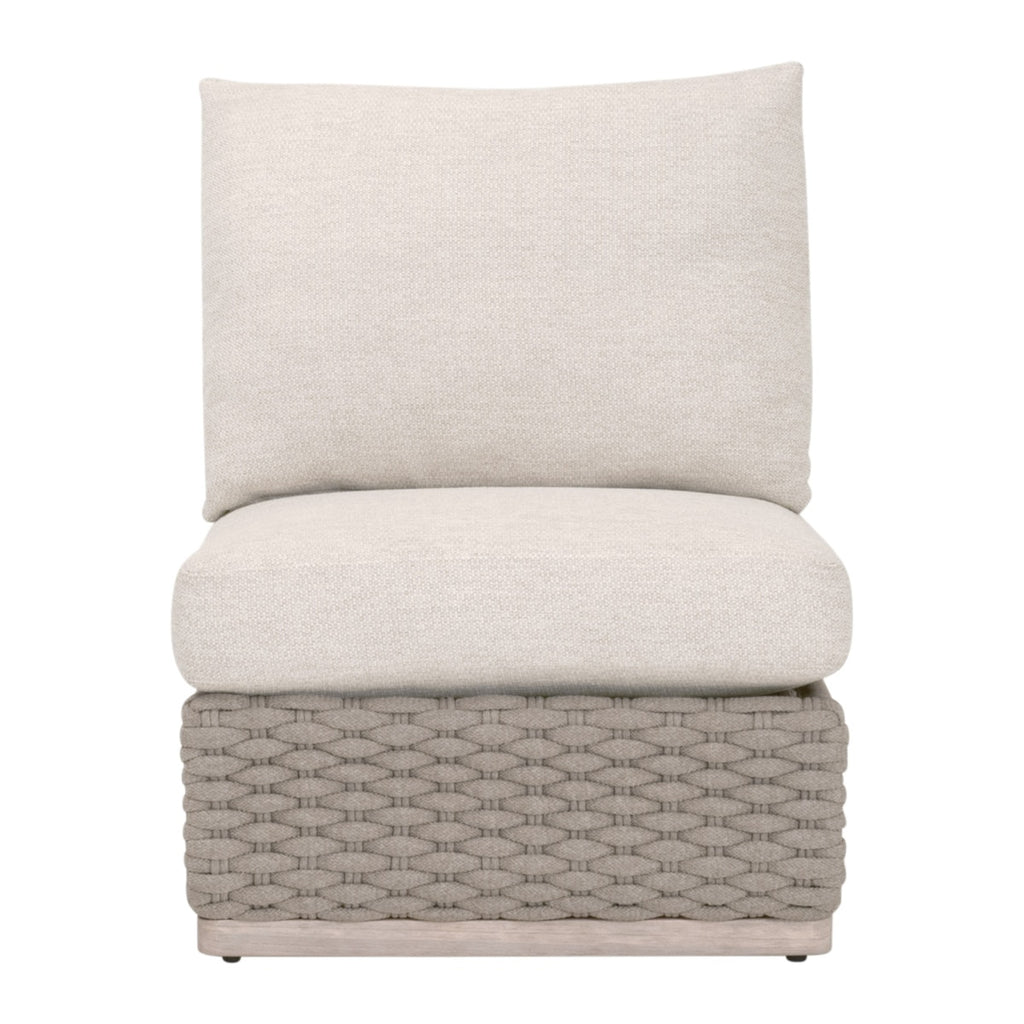 Caspian Outdoor Modular Armless Sofa Chair