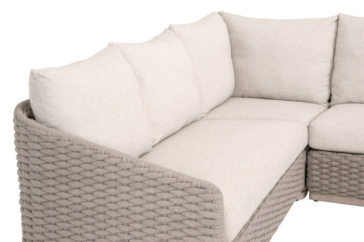 Caspian Outdoor Modular Left Facing 1-Arm Sofa
