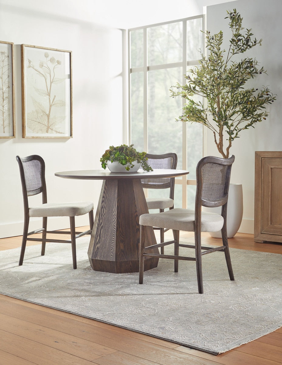 Cela Dining Chair, Set of 2 | Matte Brown Oak