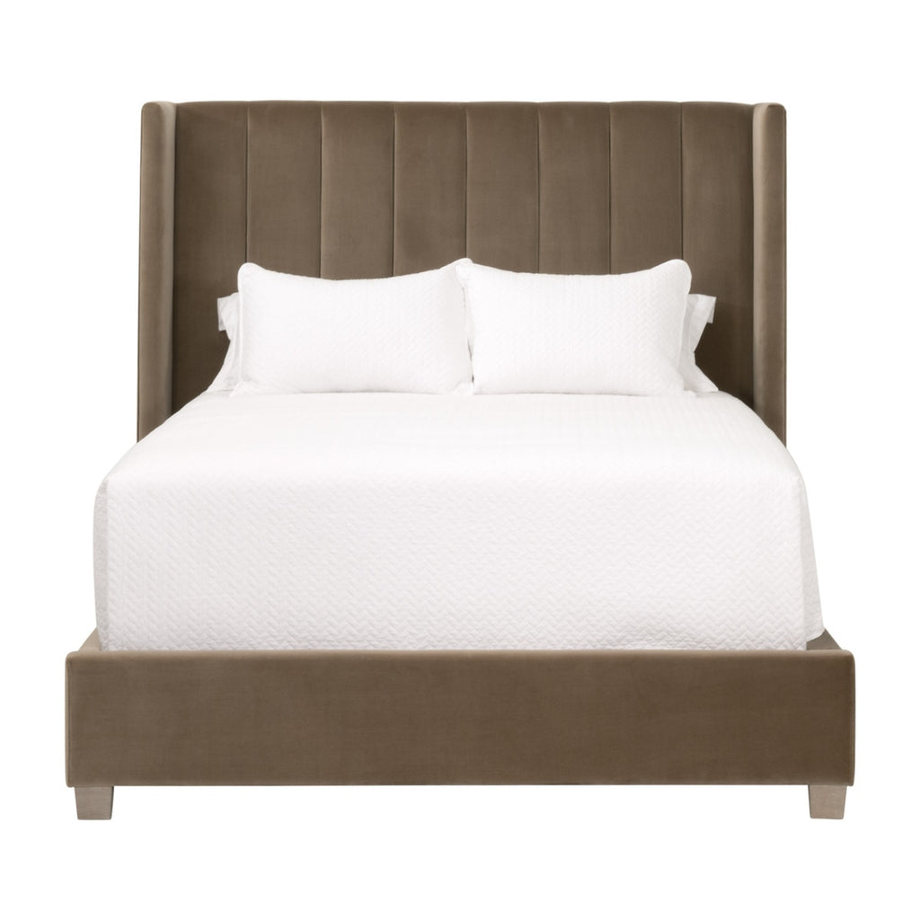 Chandler Cal King Bed | Caramel Velvet
