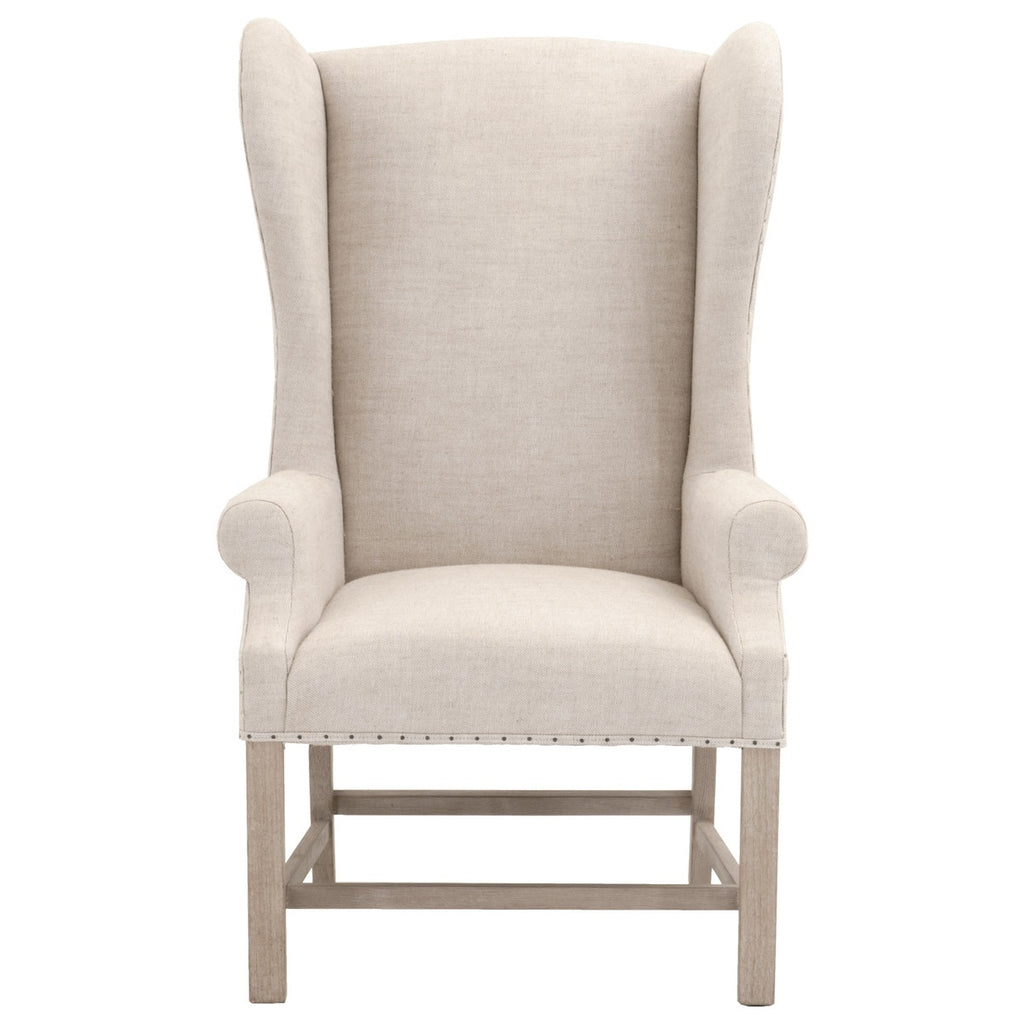 Chateau Arm Chair | Performance Bisque French Linen