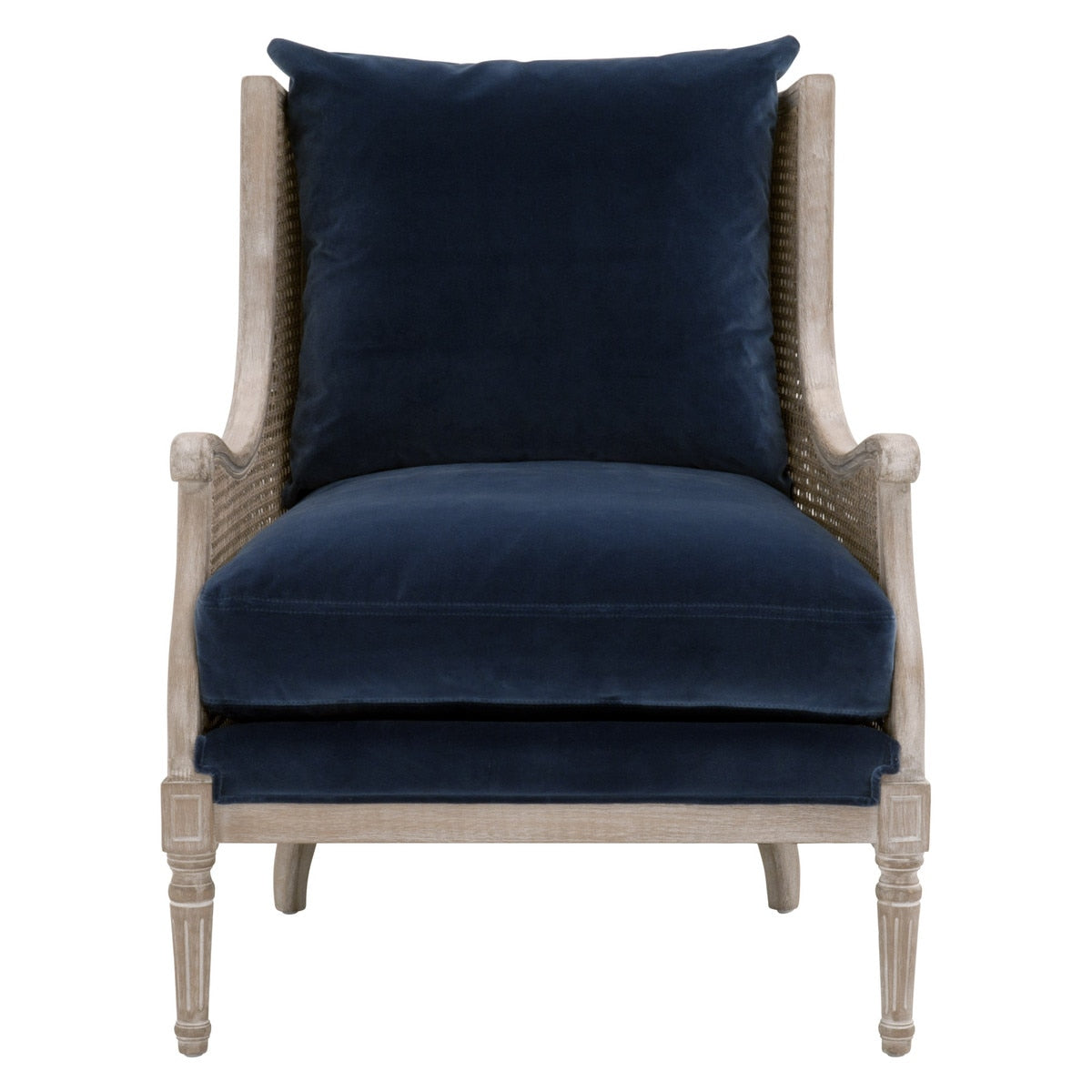 Churchill Club Chair | Denim Velvet