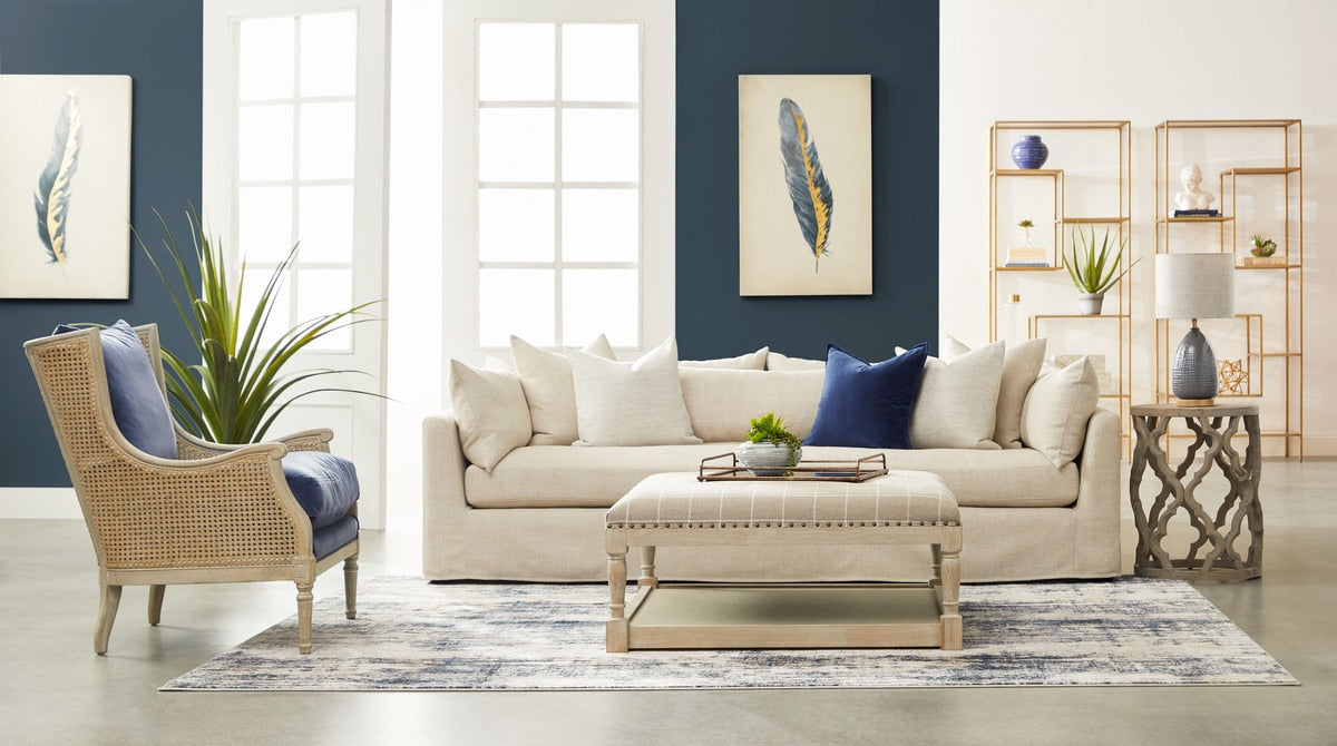 Churchill Club Chair | Denim Velvet