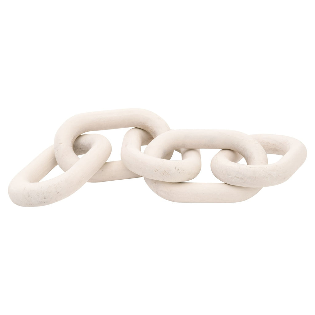 Cinq Wood Link | White Wash Pine