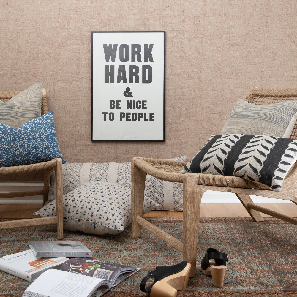 Claire Noir Pillow