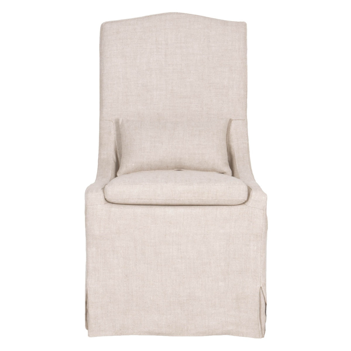 Colette Slipcover Dining Chair, Set of 2 | Performance Bisque French Linen