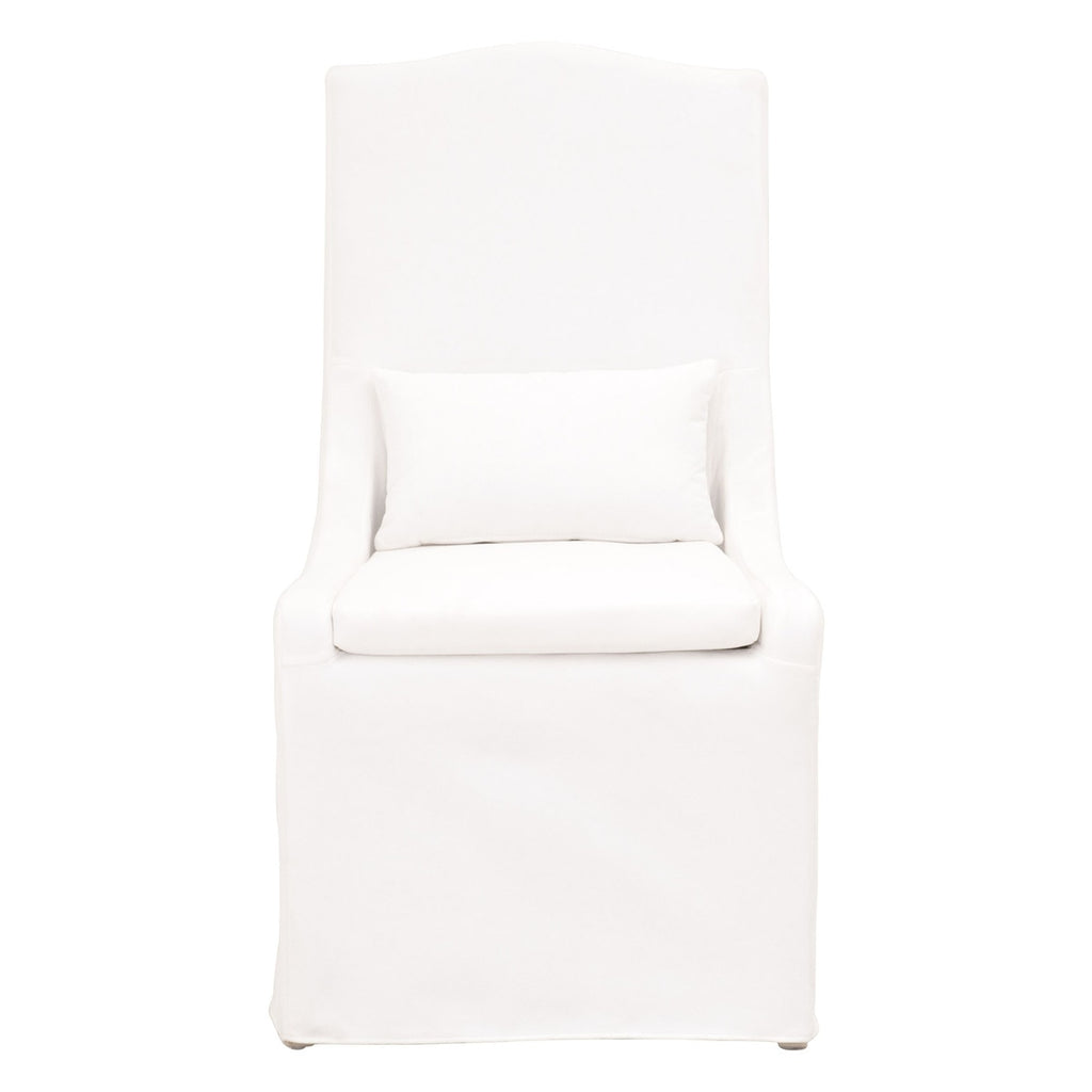 Colette Slipcover Dining Chair, Set of 2 | LiveSmart Peyton Pearl