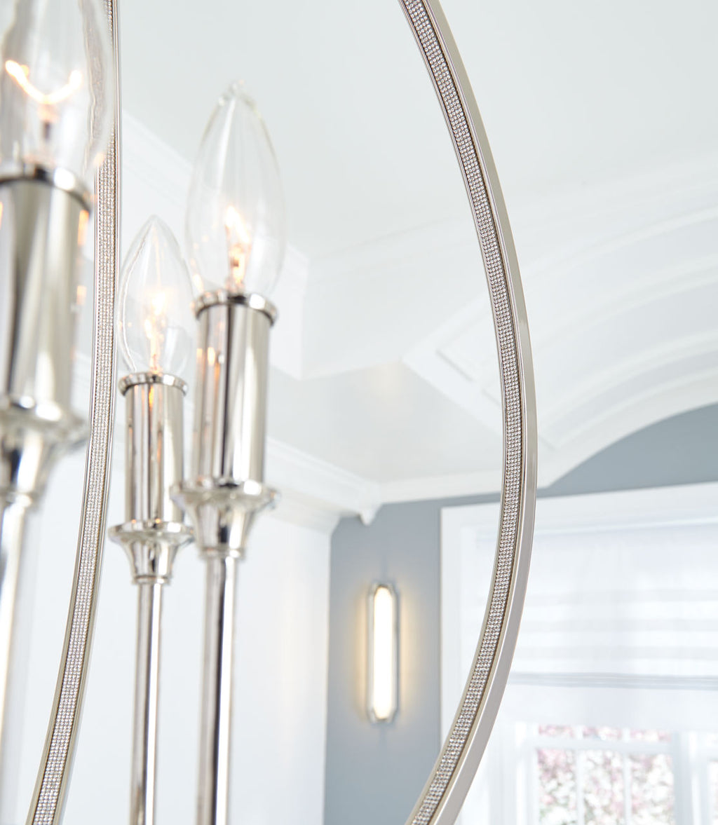 Corinne Large Pendant Polished Nickel
