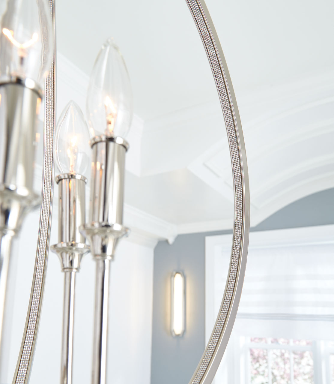 Corinne Large Pendant Polished Nickel