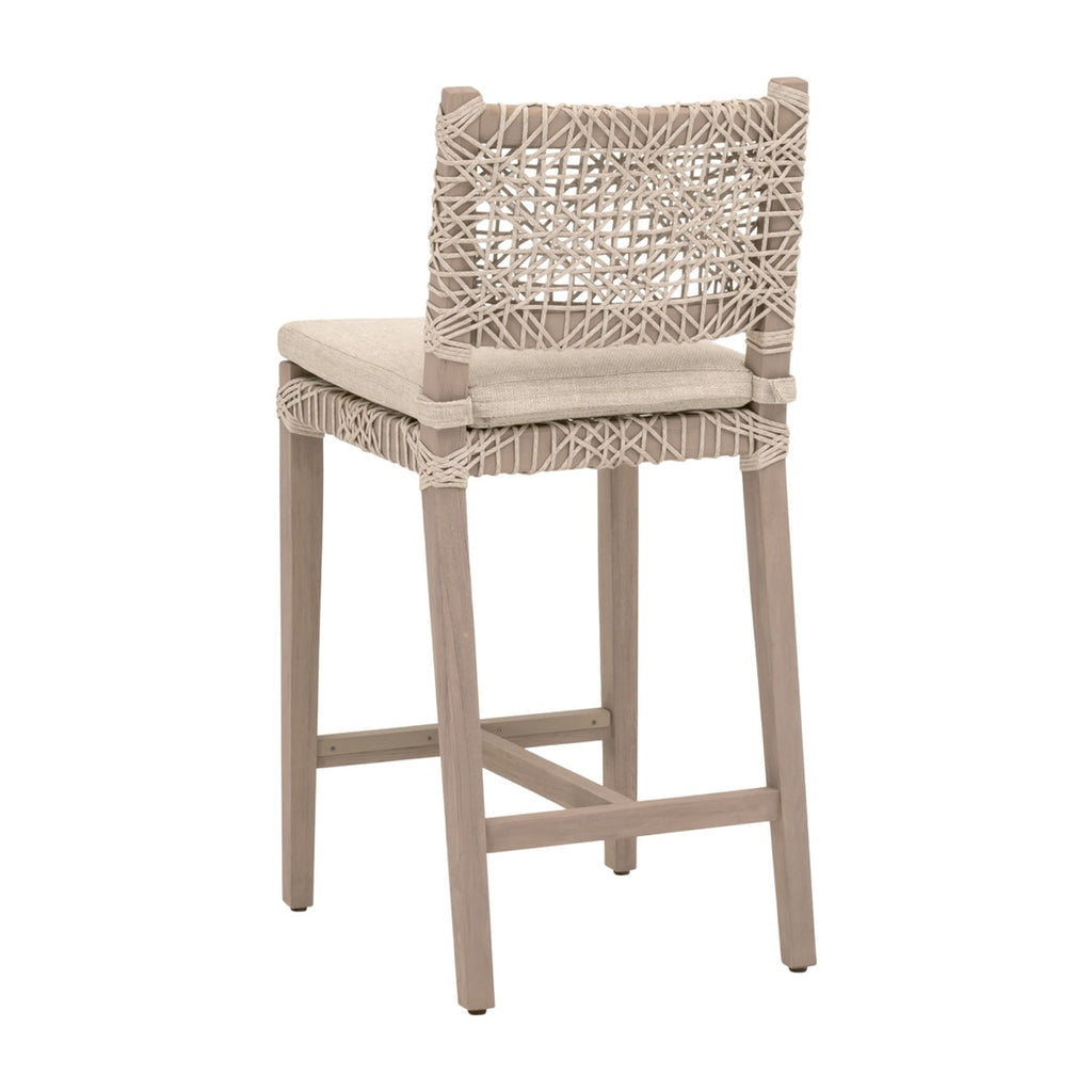 Costa Outdoor Counter Stool | Oat Flat Rope
