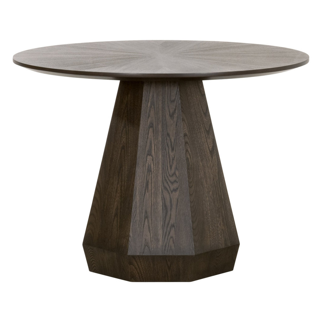 Coulter 42" Round Dining Table | Burnished Brown