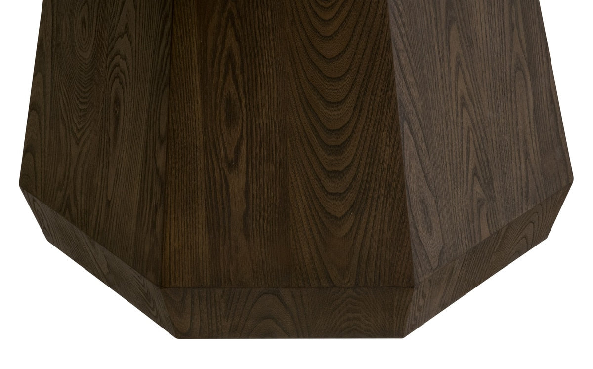 Coulter 54" Round Dining Table | Burnished Brown