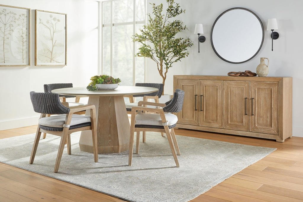 Coulter 54" Round Dining Table | Natural Gray Ash