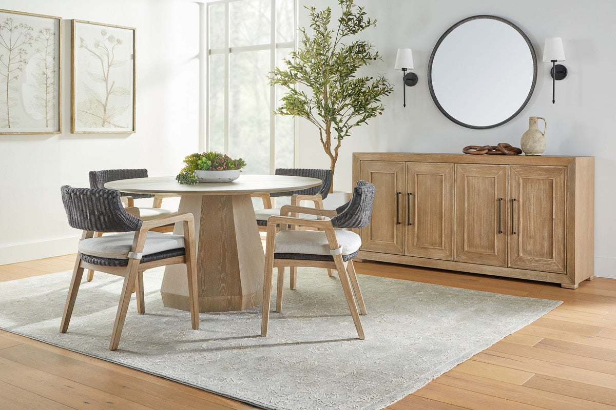 Coulter 54" Round Dining Table | Natural Gray Ash