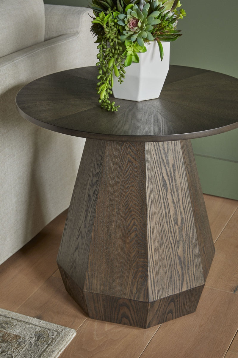 Coulter End Table | Burnished Brown