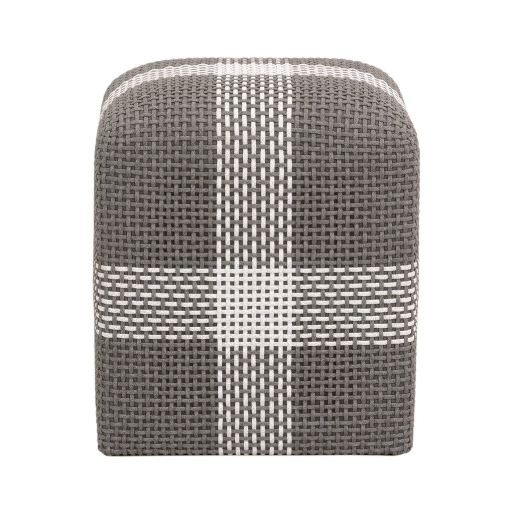 Cross Accent Cube | Dove Flat Rope