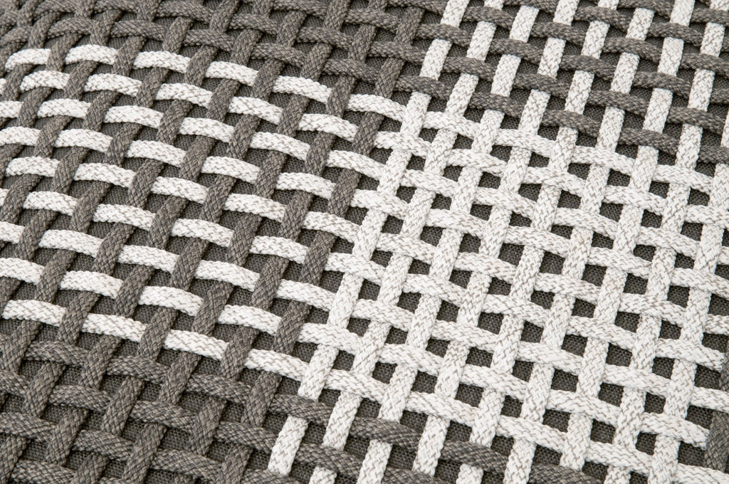 Cross Accent Cube | Dove Flat Rope