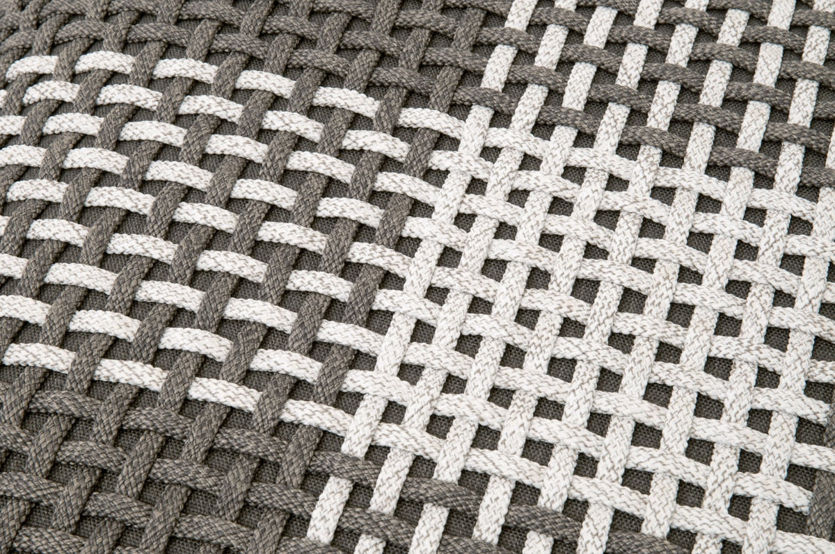Cross Accent Cube | Dove Flat Rope