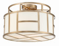 Libby Langdon Danielson 16.75'' Vibrant Gold Semi Flush Mount