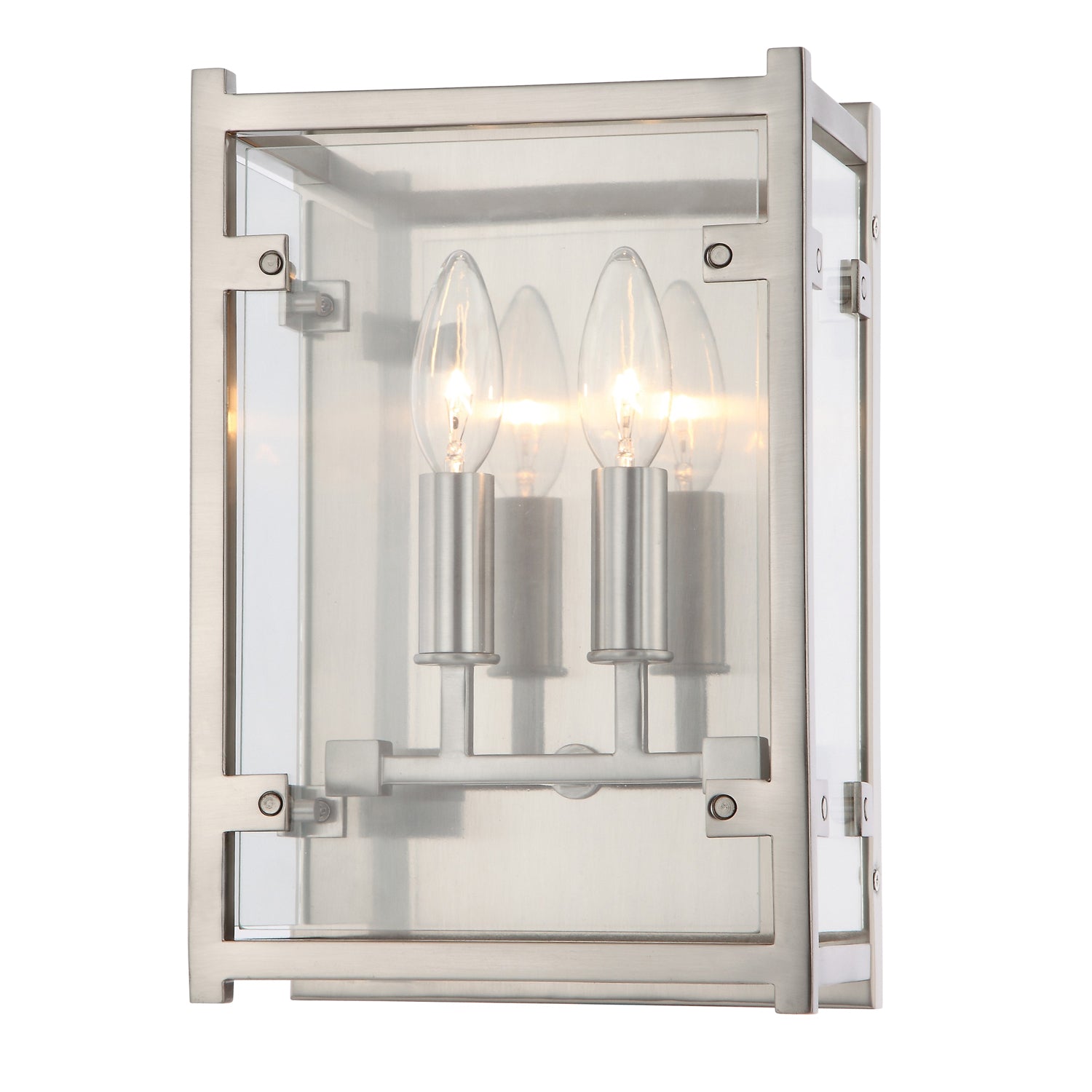 Danbury 8'' Brushed Nickel Sconce