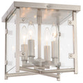 Danbury 10'' Brushed Nickel Flush Mount