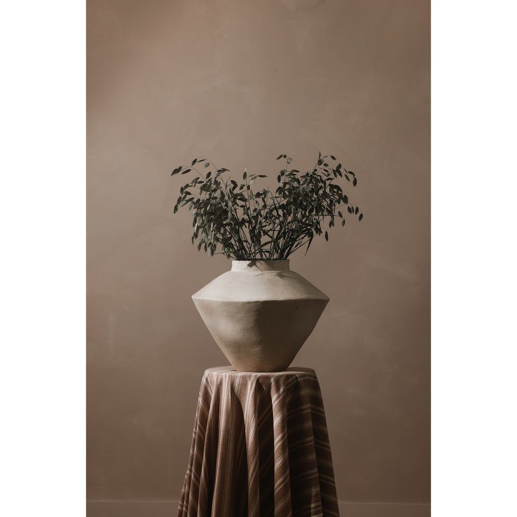 Raja Large Decorative Vessel Beige