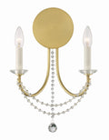 Delilah 12.25'' Aged Brass Sconce