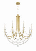 Delilah 31.5'' Aged Brass Chandelier