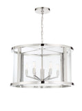 Libby Langdon Devon 24'' Polished Nickel Chandelier