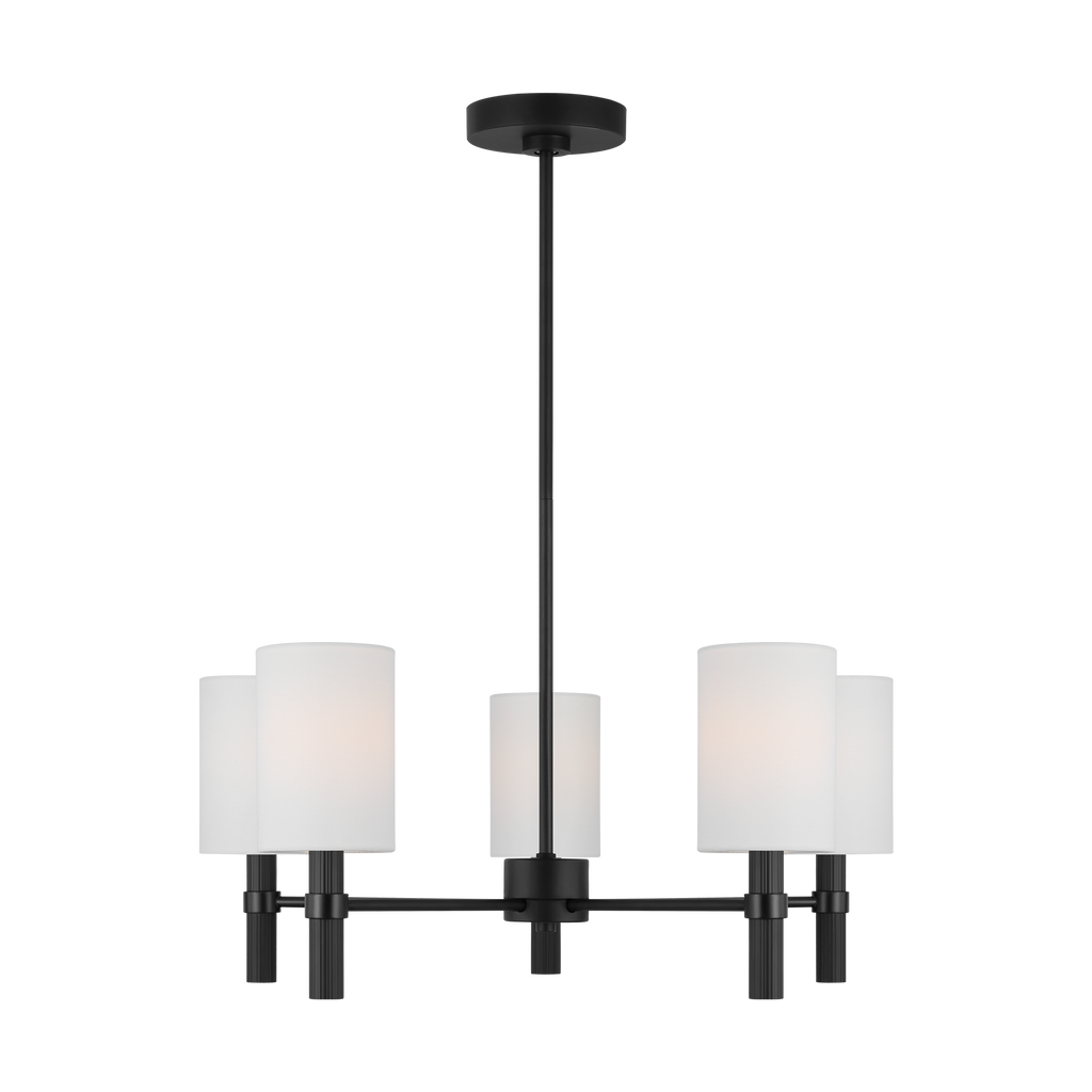 Manor Medium Chandelier Midnight Black