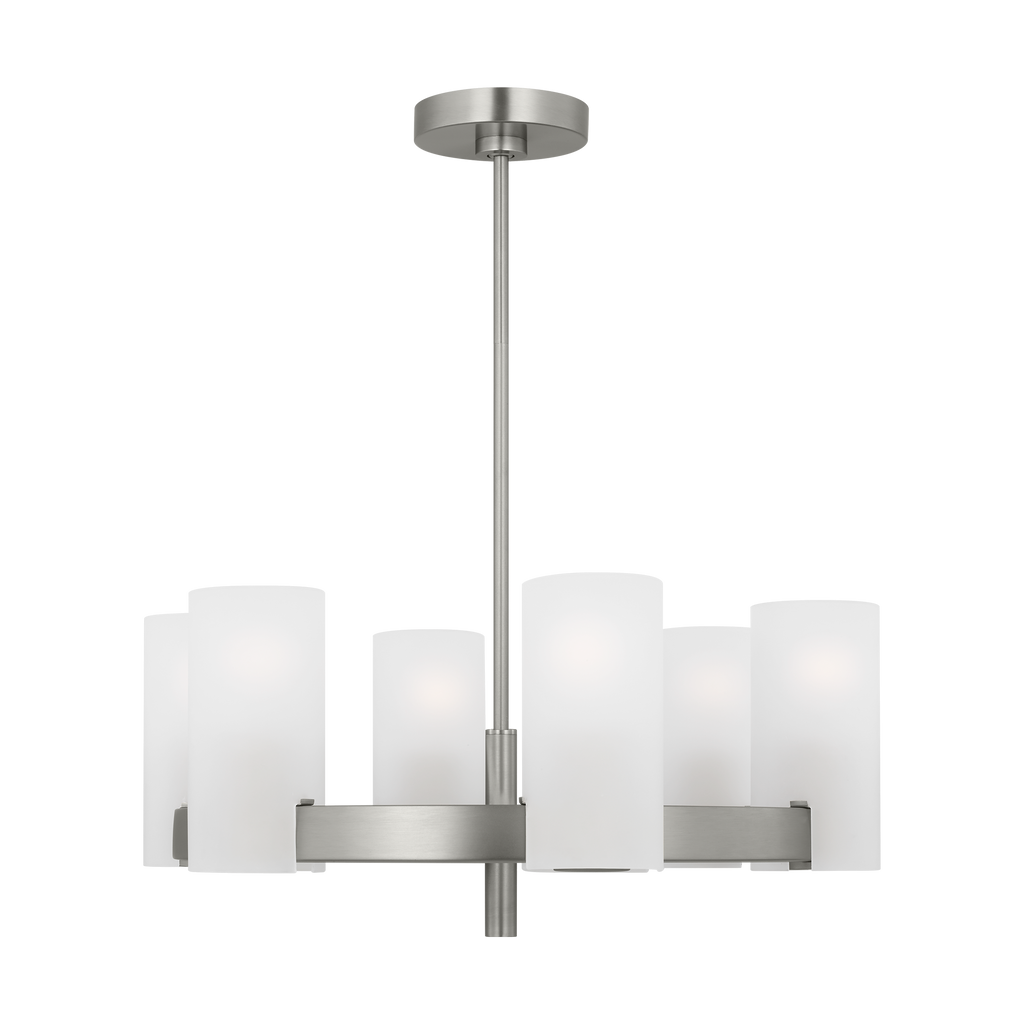 Rhode Medium Chandelier Brushed Steel
