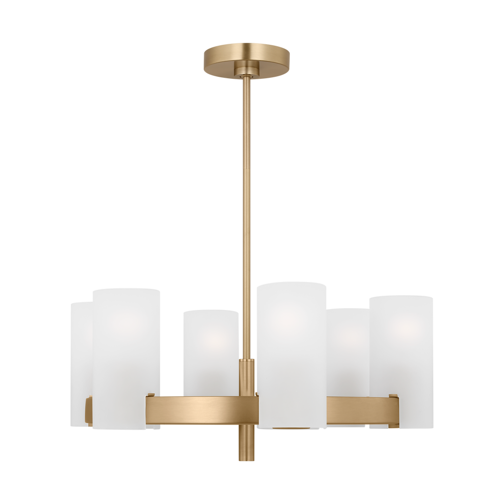 Rhode Medium Chandelier Satin Brass