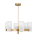 Rhode Medium Chandelier Satin Brass