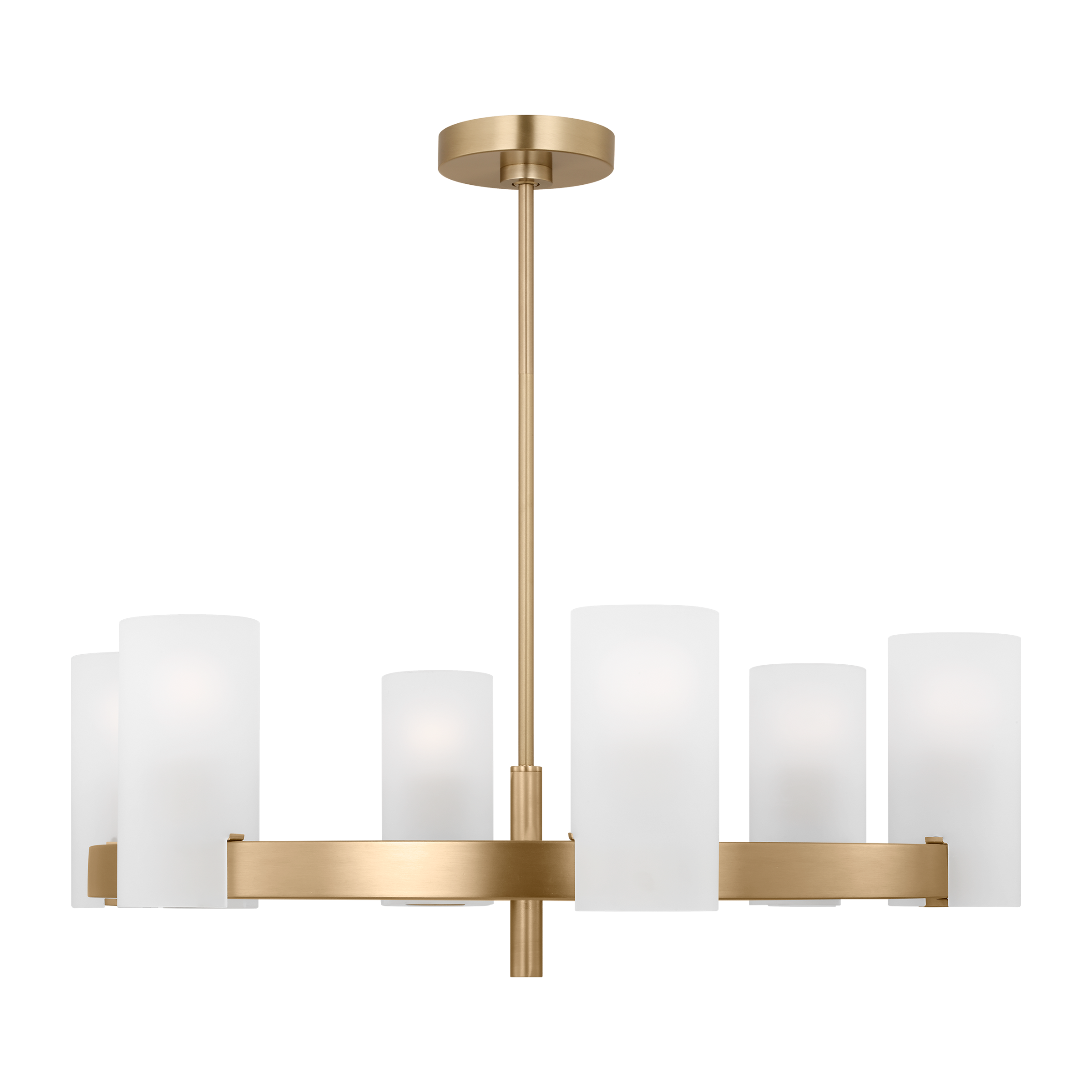 Rhode Large Chandelier Satin Brass