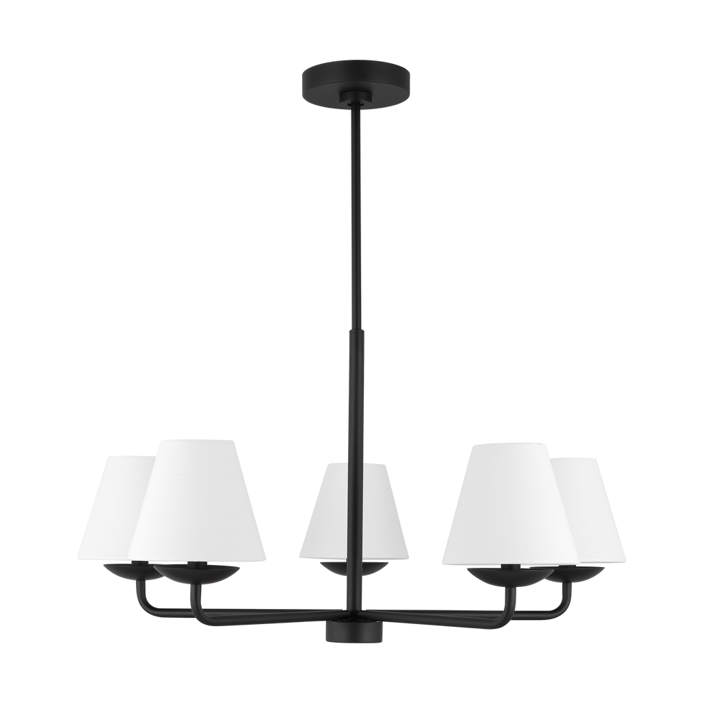 Albion Medium Chandelier Midnight Black