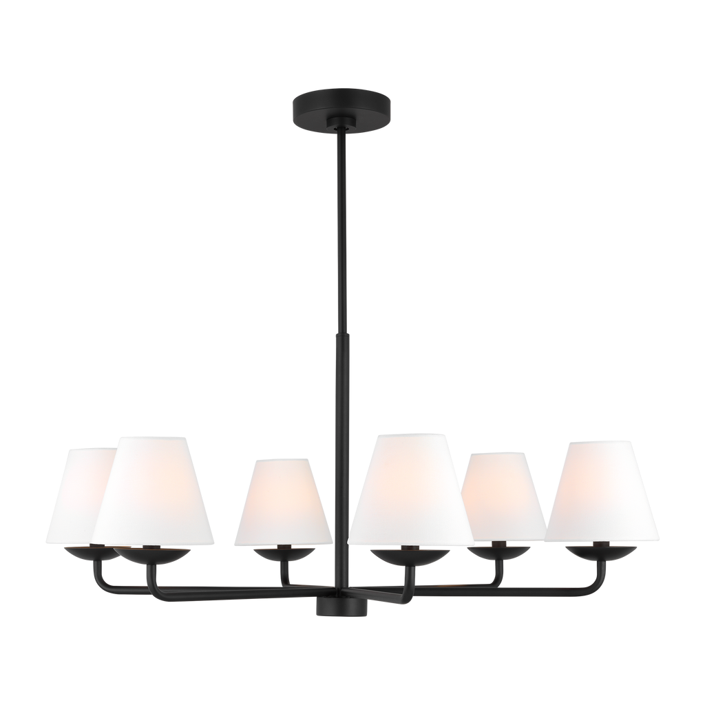 Albion Large Chandelier Midnight Black