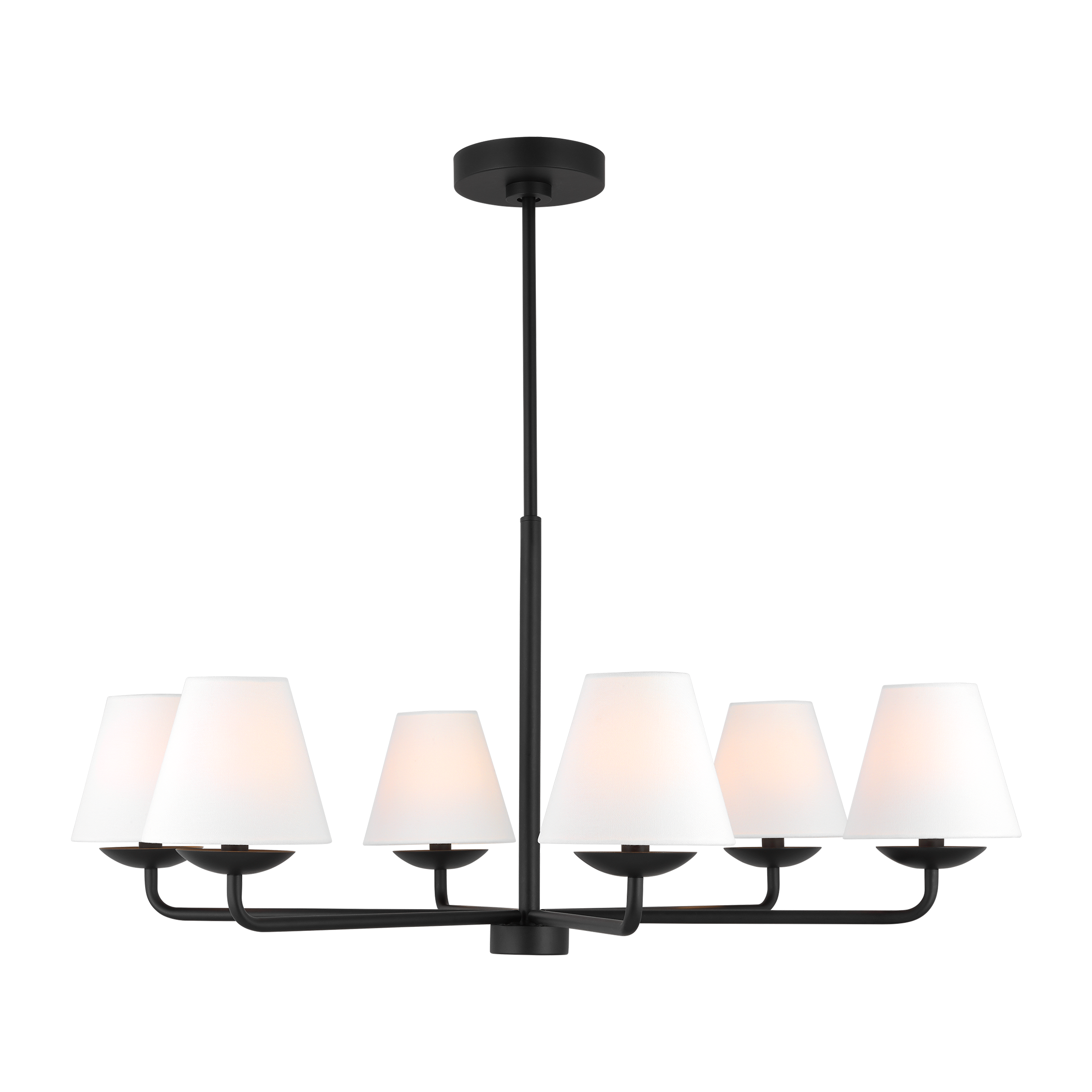 Albion Large Chandelier Midnight Black