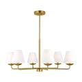 Albion Large Chandelier Satin Brass