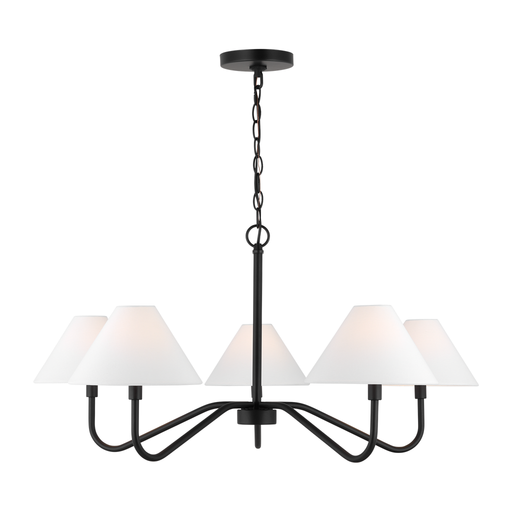 Eldon Large Chandelier Midnight Black