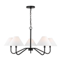Eldon Large Chandelier Midnight Black