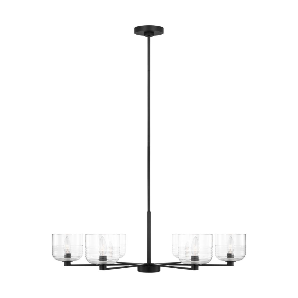 Lochdale Large Chandelier Midnight Black