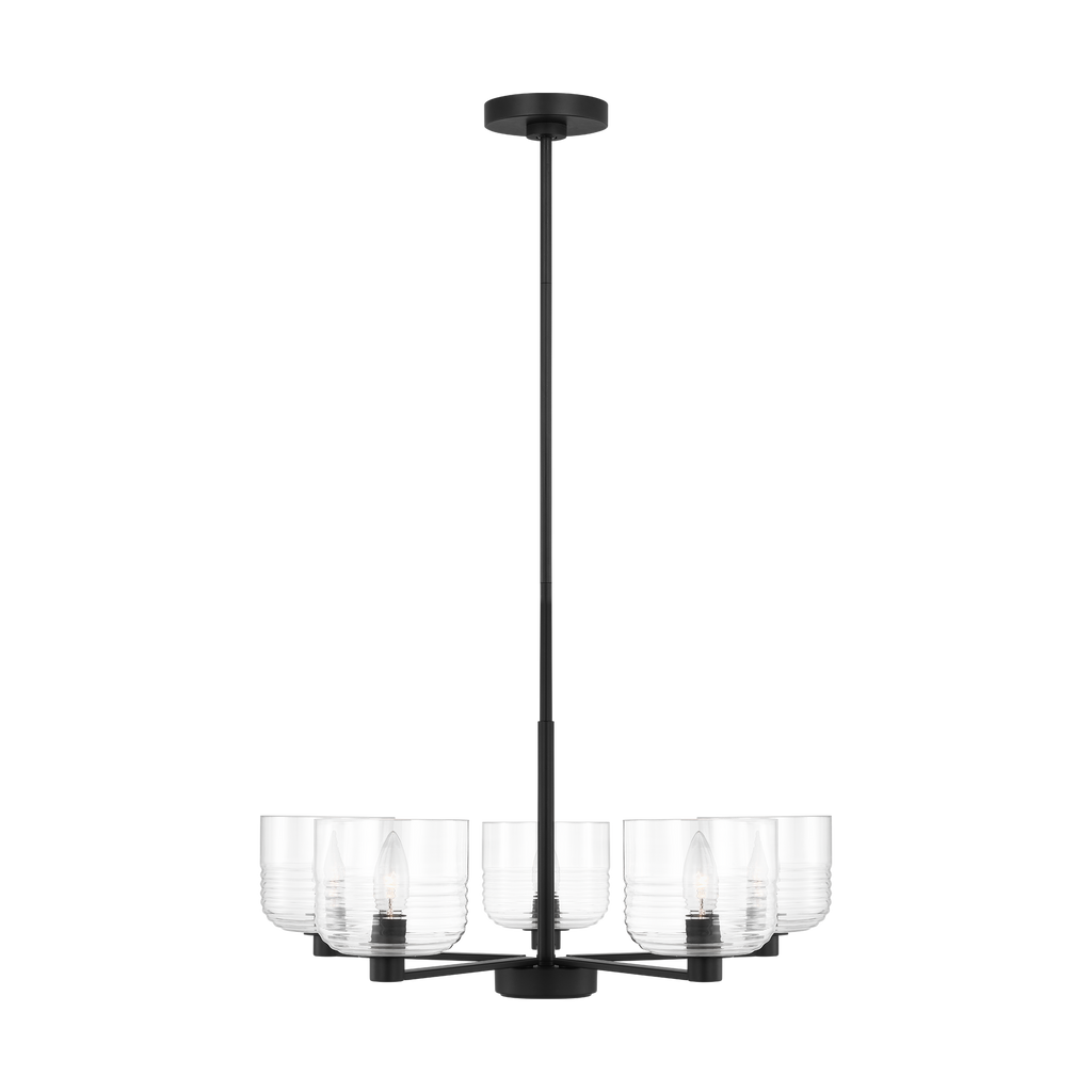 Lochdale Medium Chandelier Midnight Black