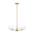 Lochdale Medium Chandelier Satin Brass