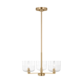 Lochdale Small Chandelier Satin Brass