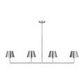 Ender Large Linear Chandelier Brushed Nickel