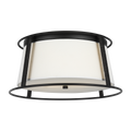Cortes Medium Flush Mount Midnight Black